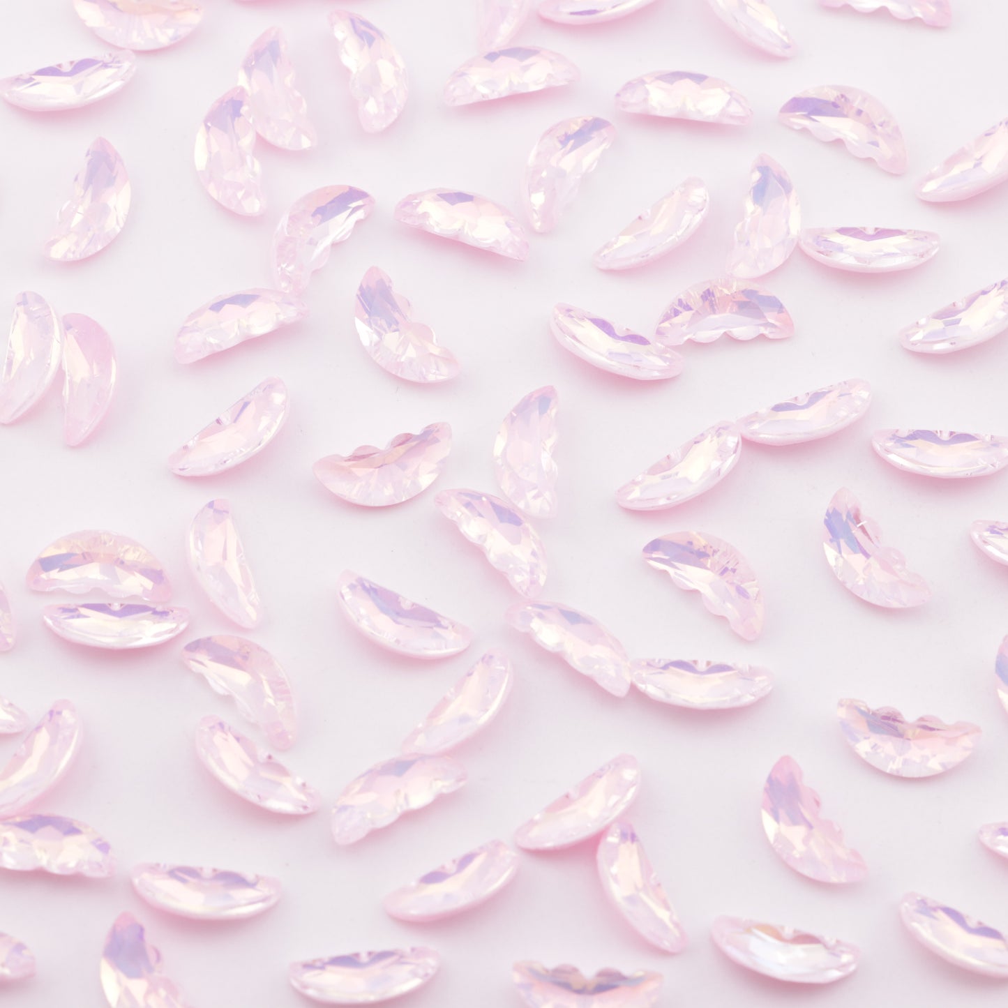 FS2228- 5*10mm Butterfly Wings Mocha Crystal