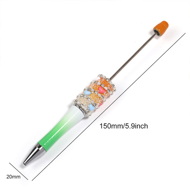 FS2806-Mixed Color Love Chain Star Sugar Sparkling Beadable Pens