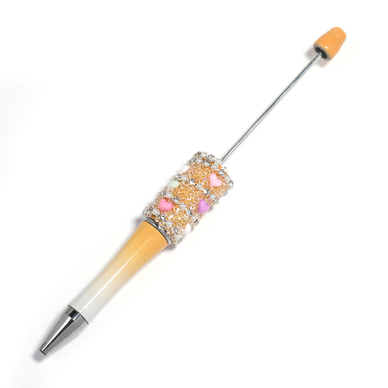 FS2806-Mixed Color Love Chain Star Sugar Sparkling Beadable Pens