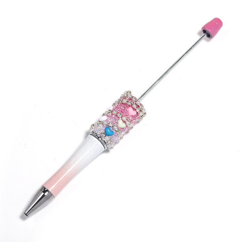 FS2806-Mixed Color Love Chain Star Sugar Sparkling Beadable Pens