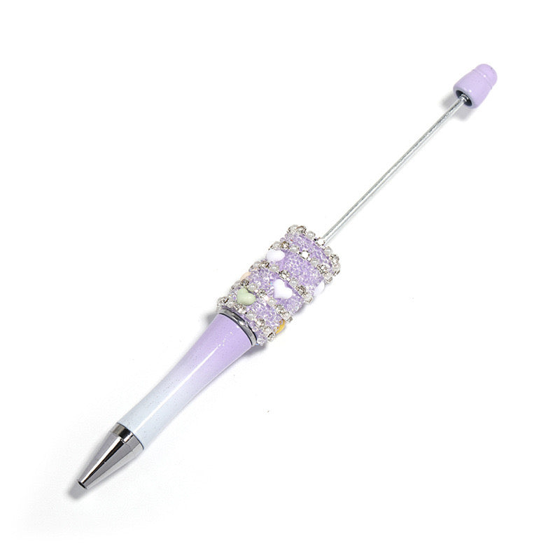 FS2806-Mixed Color Love Chain Star Sugar Sparkling Beadable Pens