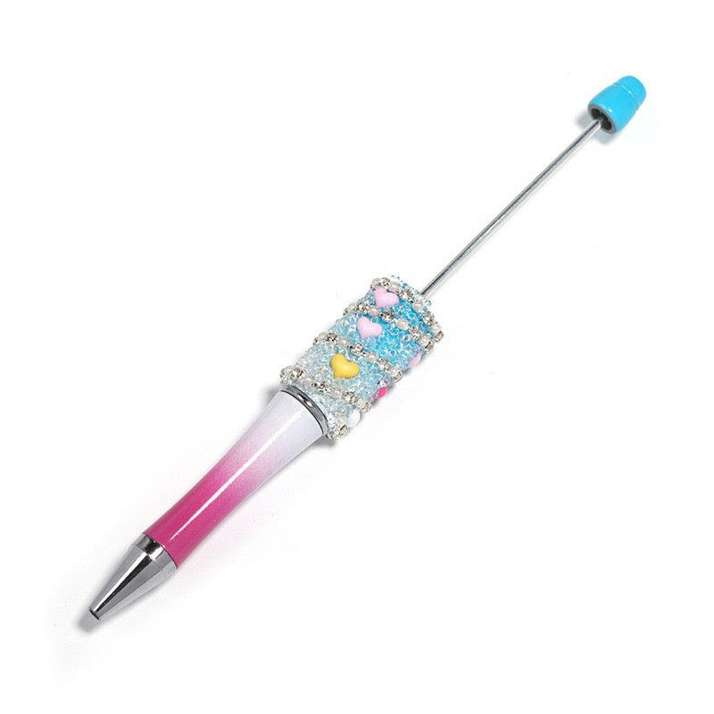 FS2806-Mixed Color Love Chain Star Sugar Sparkling Beadable Pens
