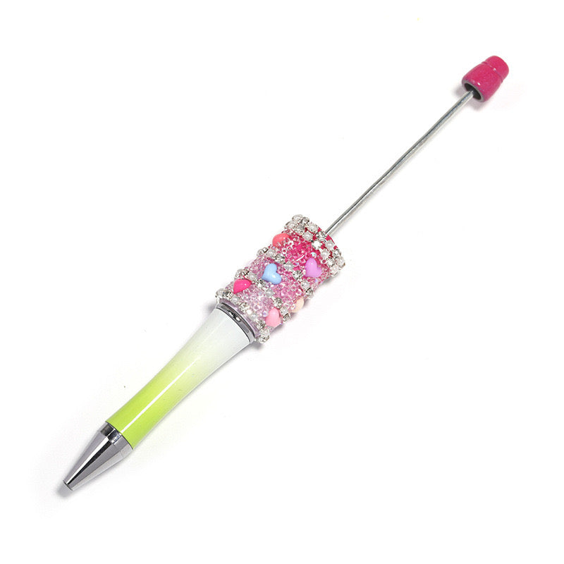 FS2806-Mixed Color Love Chain Star Sugar Sparkling Beadable Pens