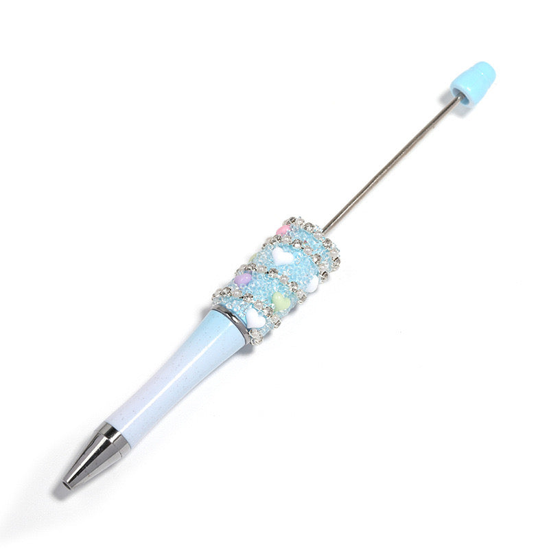 FS2806-Mixed Color Love Chain Star Sugar Sparkling Beadable Pens