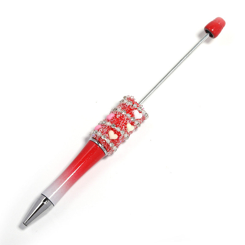 FS2806-Mixed Color Love Chain Star Sugar Sparkling Beadable Pens