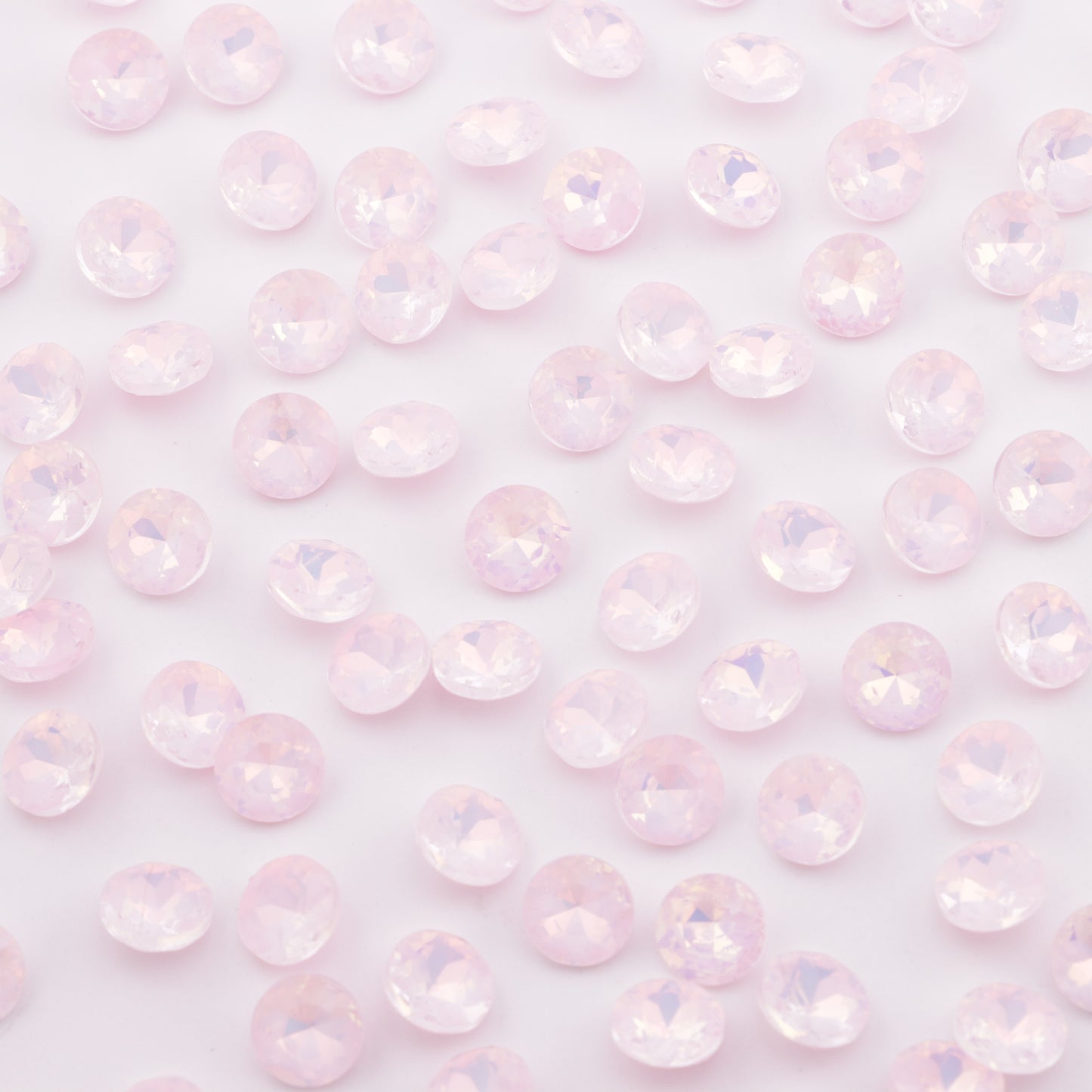 FS2864- 8mm Pink Pointed-Bottom Mocha Round Diamond