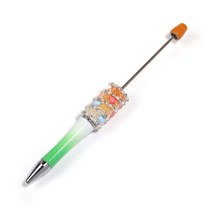FS2806-Mixed Color Love Chain Star Sugar Sparkling Beadable Pens