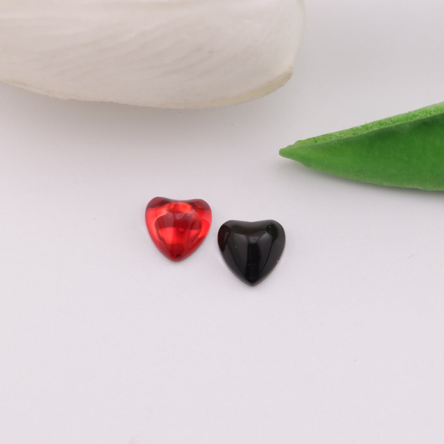 FS3841- 8*8mm Flat Base Heart Diamonds Lovable Flat-Bottomed Diamonds