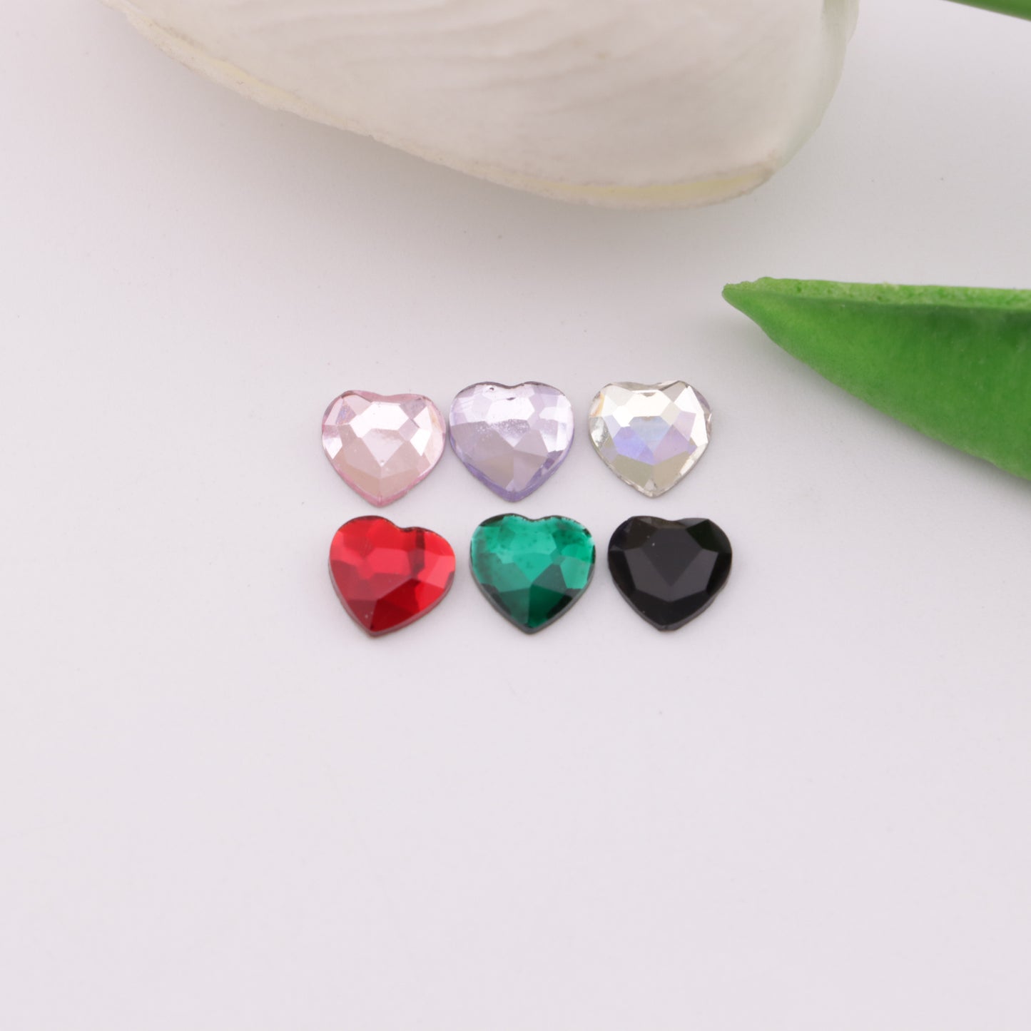 FS5407- 6.5*6.5Mm Heart Crystal Diamonds Flat-Bottomed Heart-Shaped Diamonds
