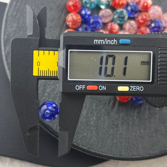 FS1776 - 50PCS  10mm Glowing Glass Beads