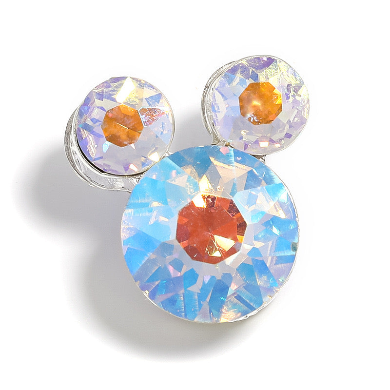 FS0360- Mixed Color Mickey Head Alloy Beads Fit For Beadable Pens