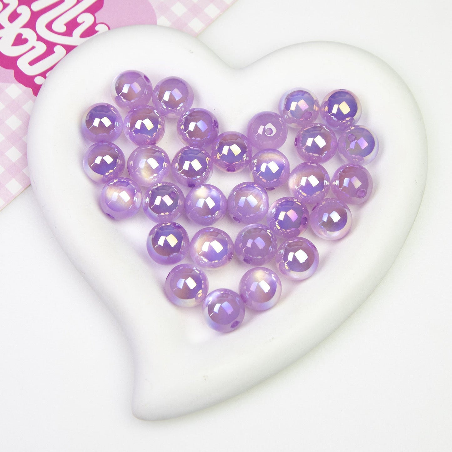 FS0361- 16MM Round Mixed Color UV Shiny Cat Eyes Resin Beads Fit For Beadable Pens