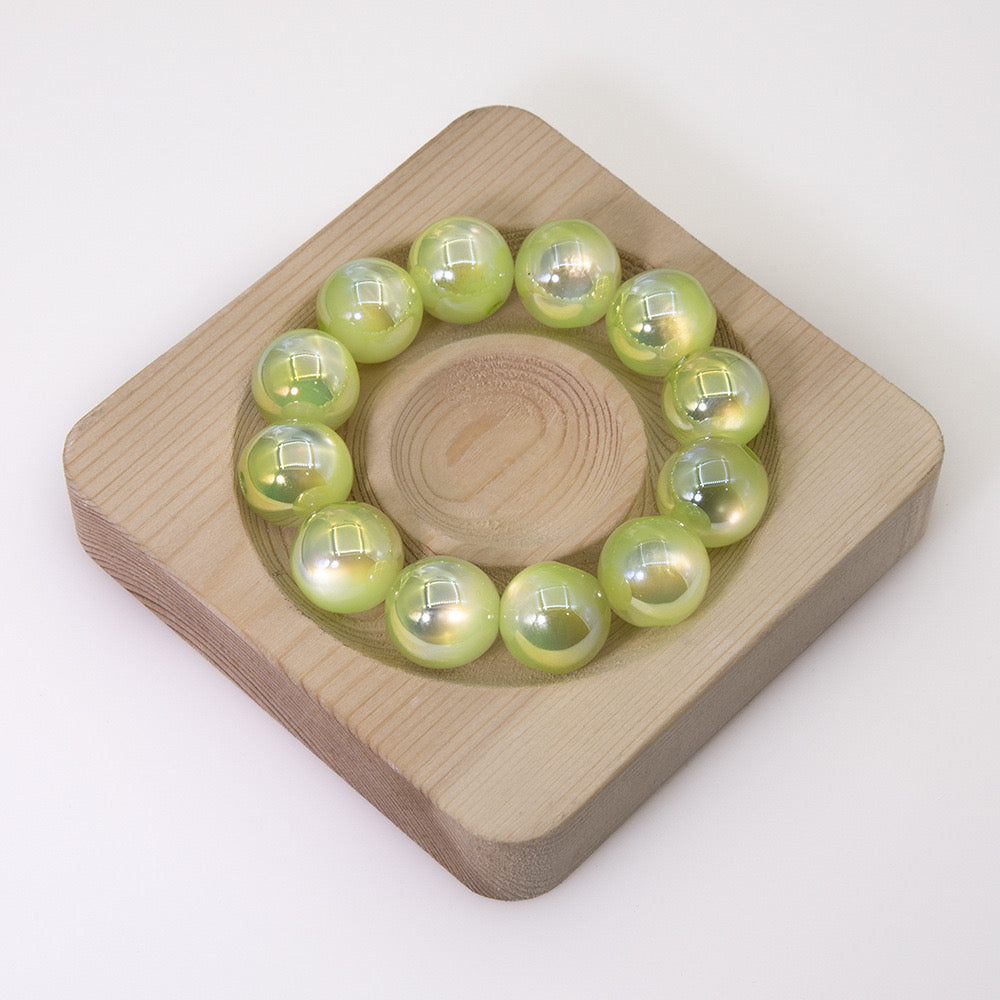 FS0361- 16MM Round Mixed Color UV Shiny Cat Eyes Resin Beads Fit For Beadable Pens