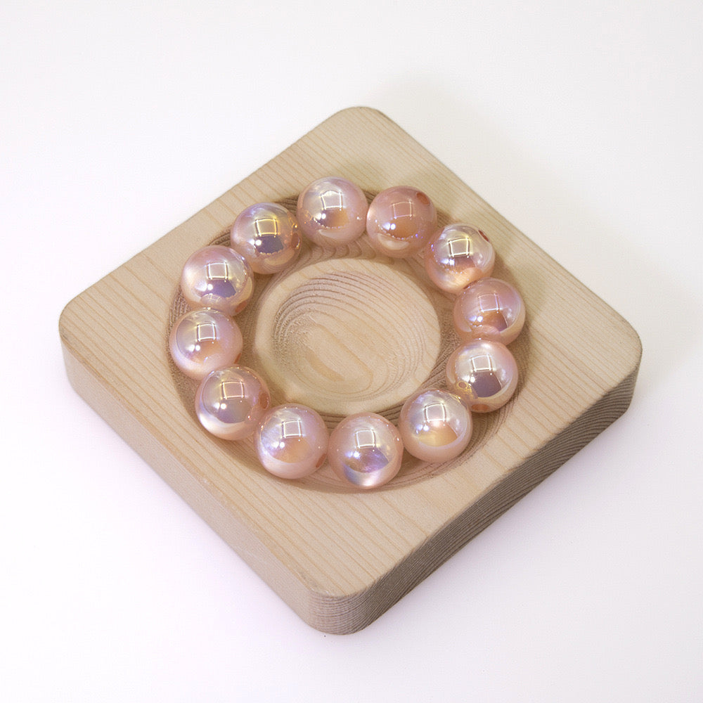 FS0361- 16MM Round Mixed Color UV Shiny Cat Eyes Resin Beads Fit For Beadable Pens