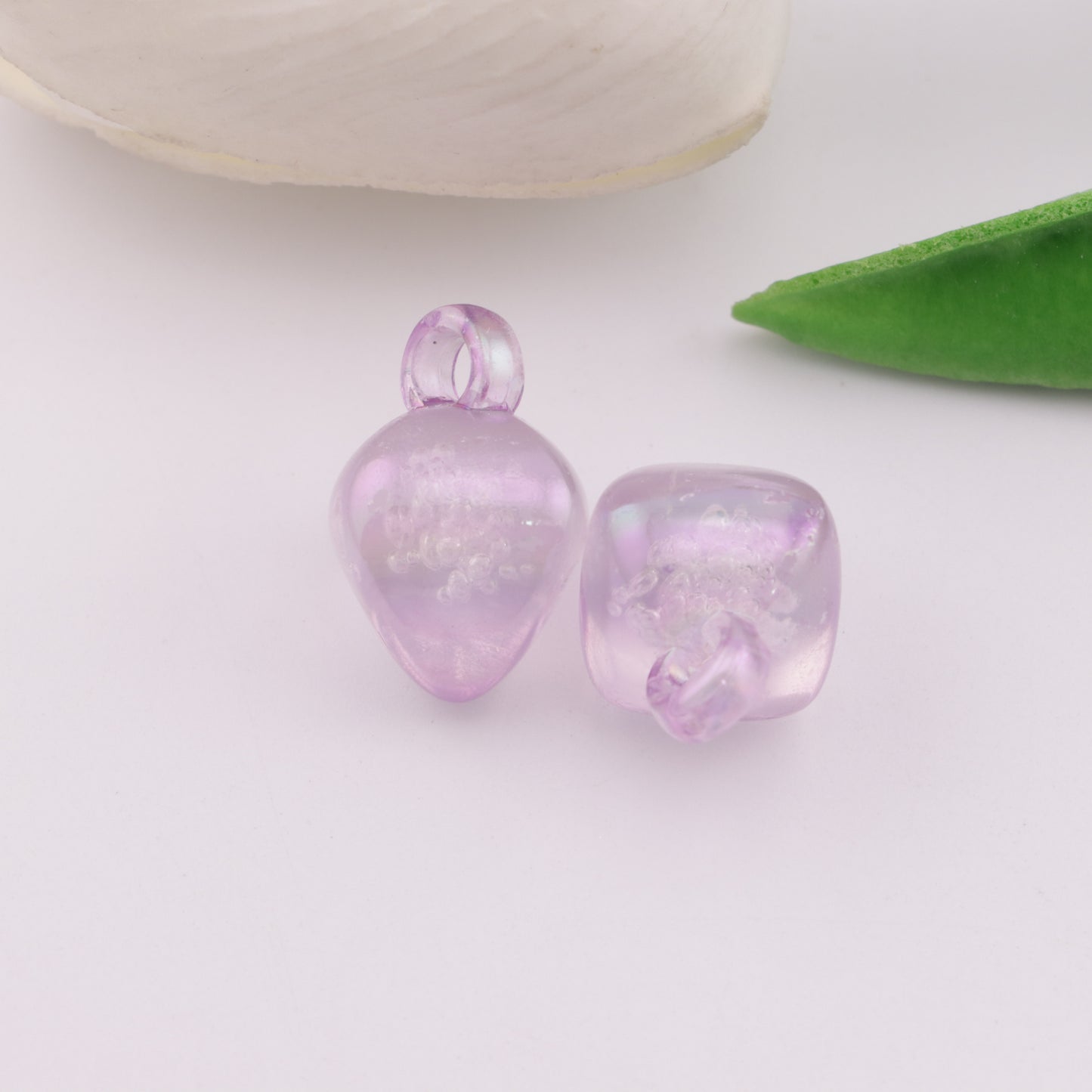 FS2391- 14mm Bubble Hanging Hole Car Hanging Beads