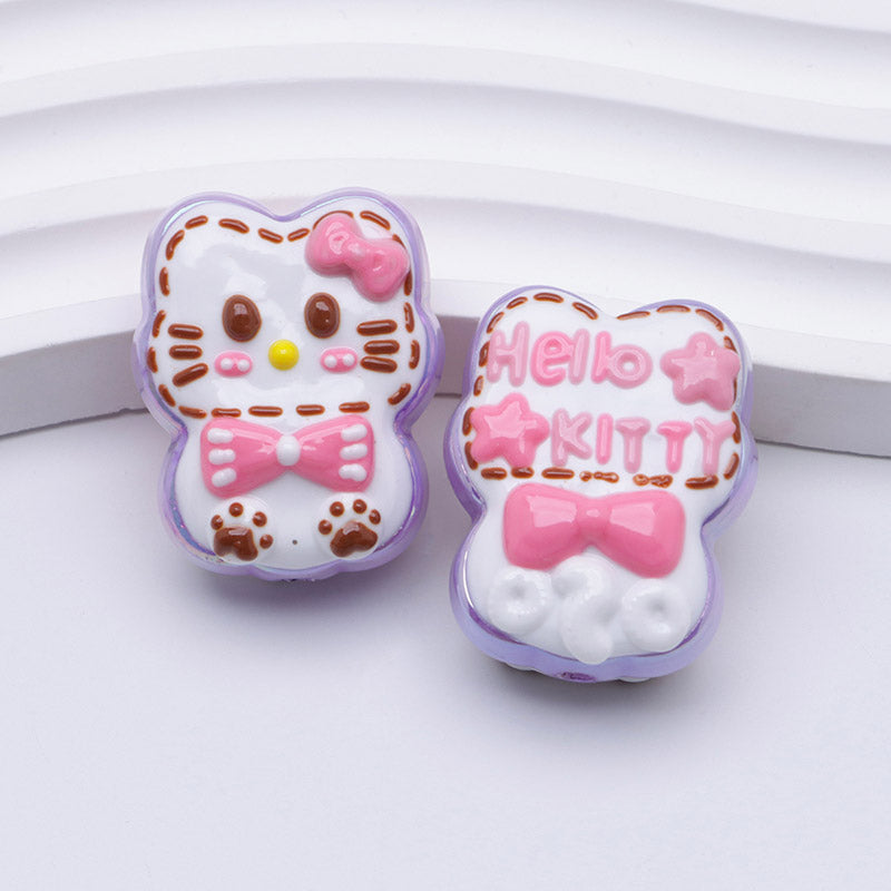 FS3503- HK Hand-Painted Beads