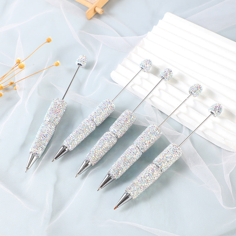 FS2817-Full Diamonds Sparkling Beadable Fancy Pens