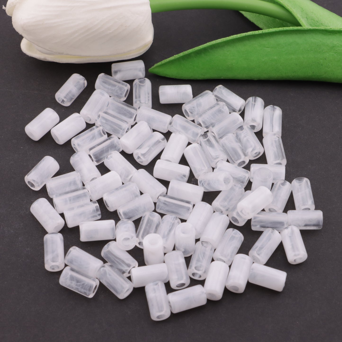 FS5662- 11*6Mm Tube Spacers Beads Tubular Spacer Beads