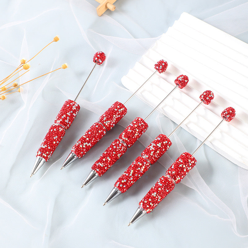 FS2817-Full Diamonds Sparkling Beadable Fancy Pens
