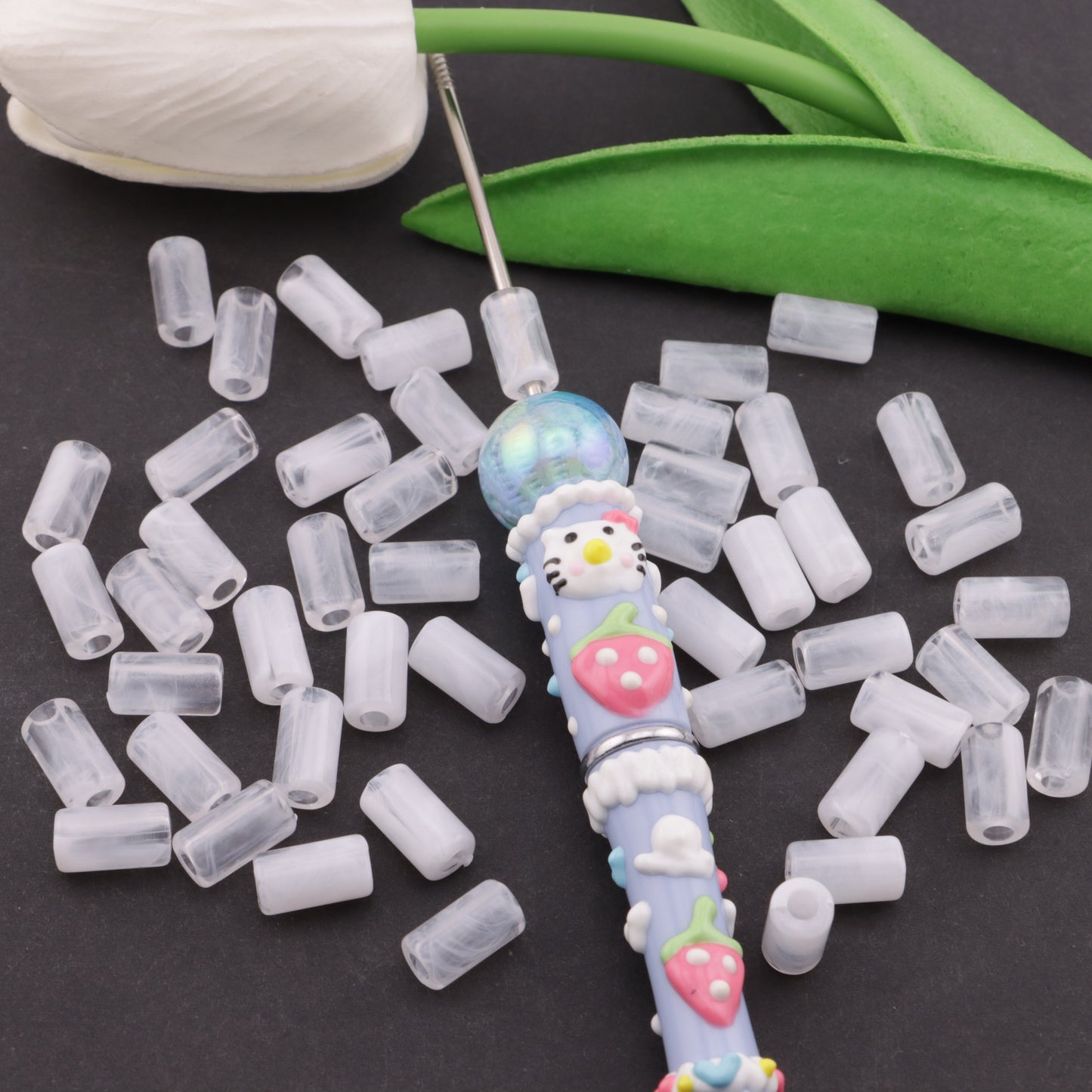 FS5662- 11*6Mm Tube Spacers Beads Tubular Spacer Beads