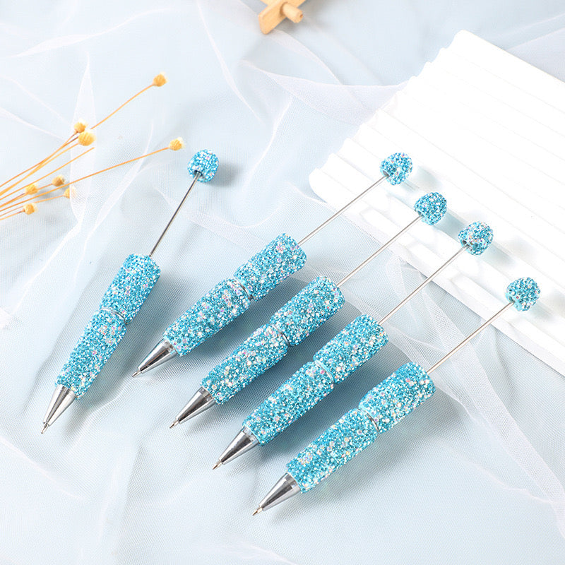 FS2817-Full Diamonds Sparkling Beadable Fancy Pens