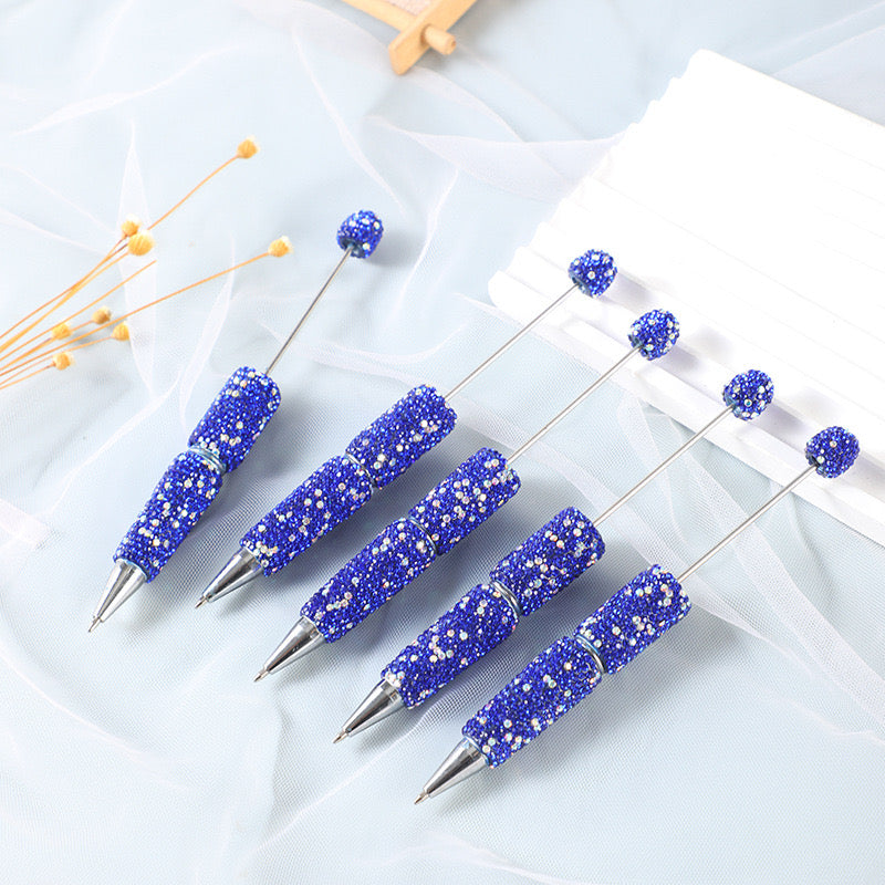FS2817-Full Diamonds Sparkling Beadable Fancy Pens