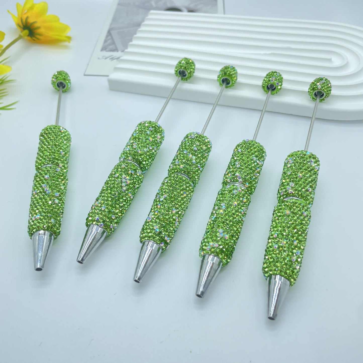 FS2817-Full Diamonds Sparkling Beadable Fancy Pens