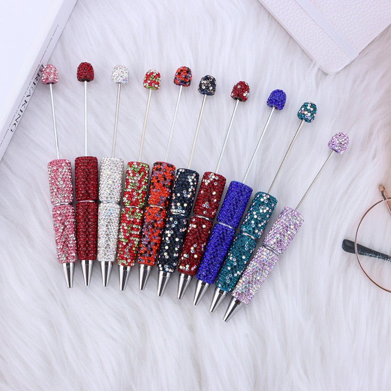 FS2817-Full Diamonds Sparkling Beadable Fancy Pens