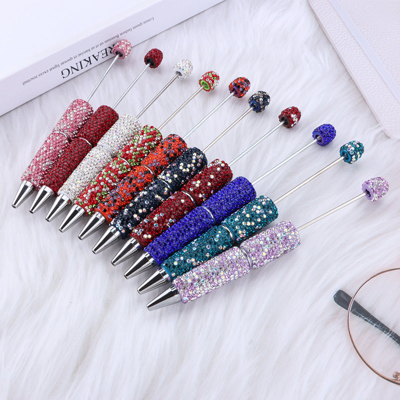 FS2817-Full Diamonds Sparkling Beadable Fancy Pens