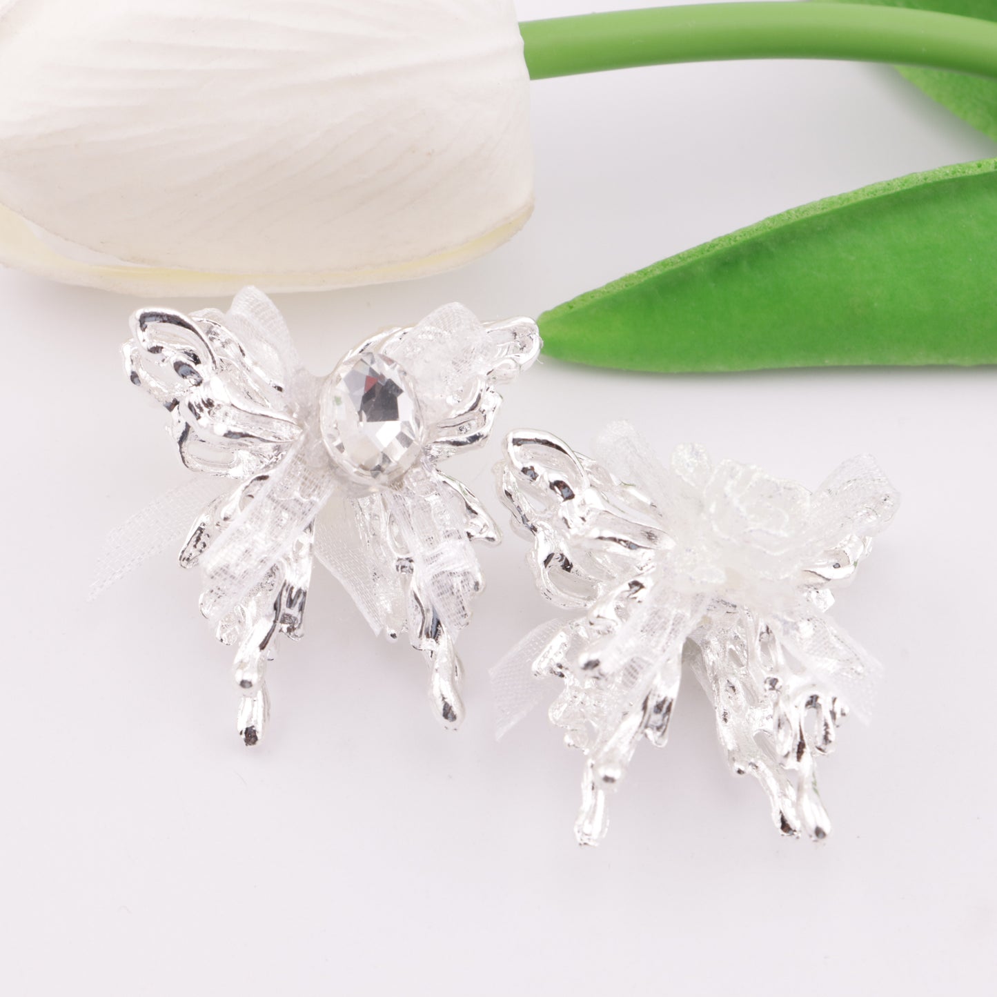 FS5893- Bowknot, Butterfly Metal Beads, Fit For Pen