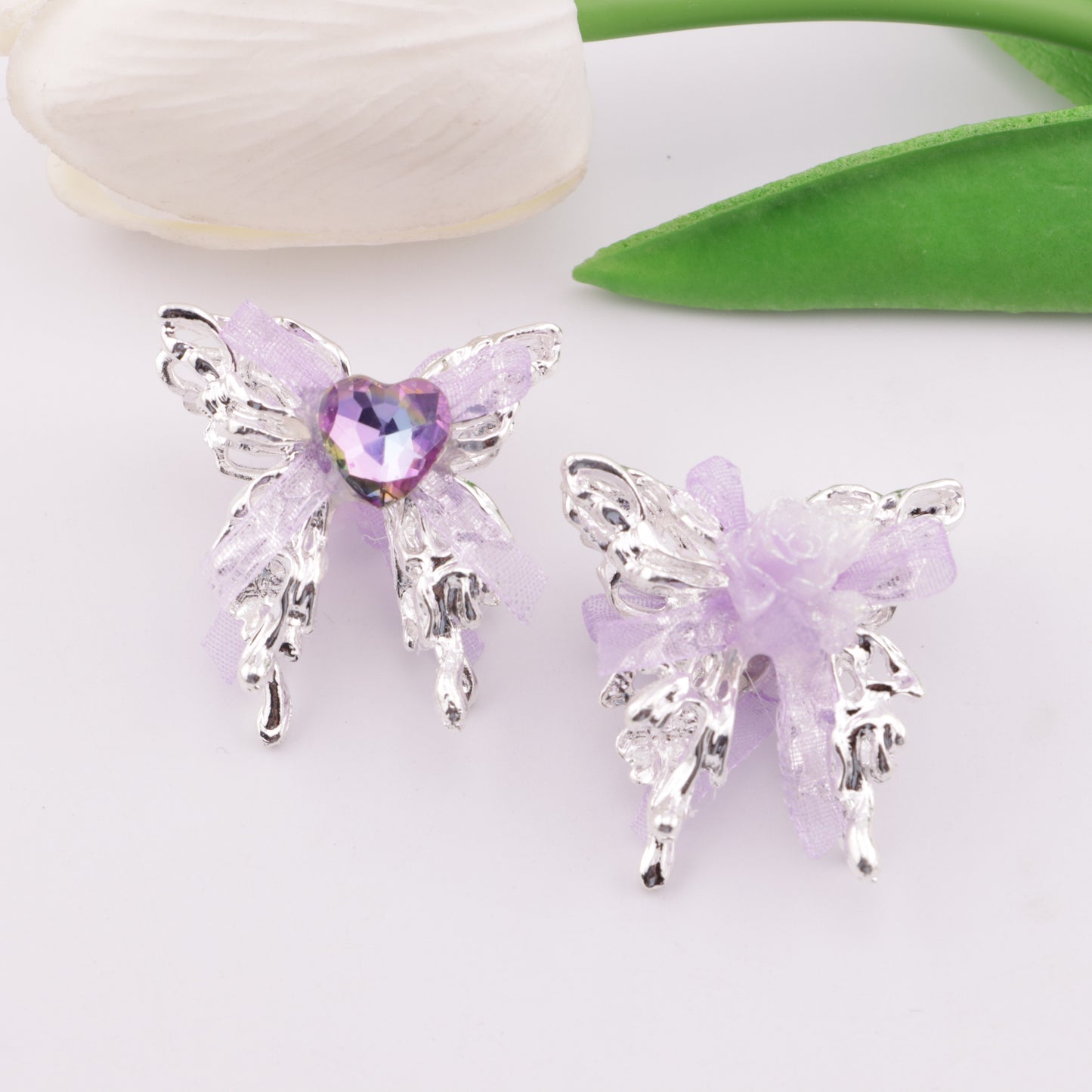 FS5893- Bowknot, Butterfly Metal Beads, Fit For Pen