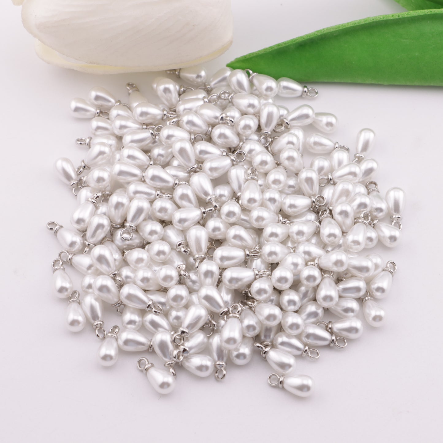 FS5571- 5*7mm Waterdrop Pearl Charms