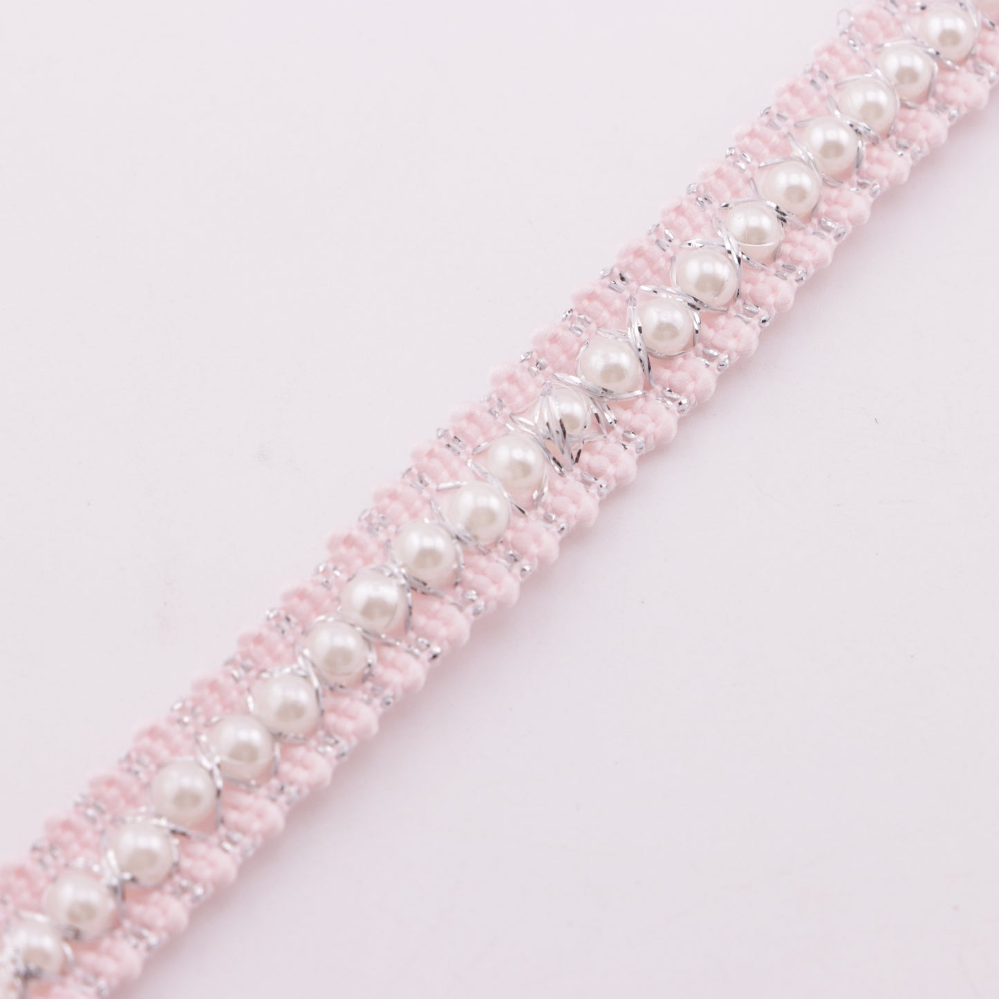 FS5925- About 11mm Width, Pearl Chain Ribbon