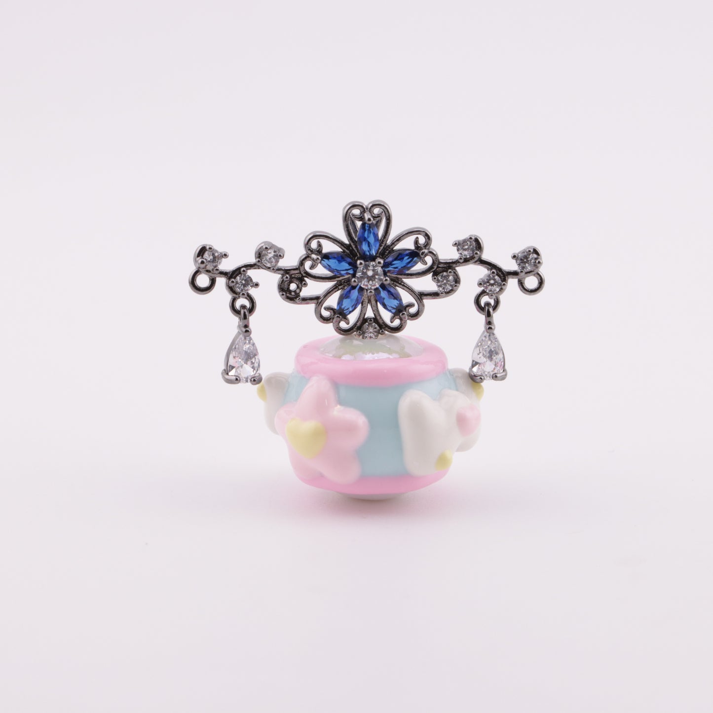 FS5913- Copper-Plated Cubic Zirconia Pendant