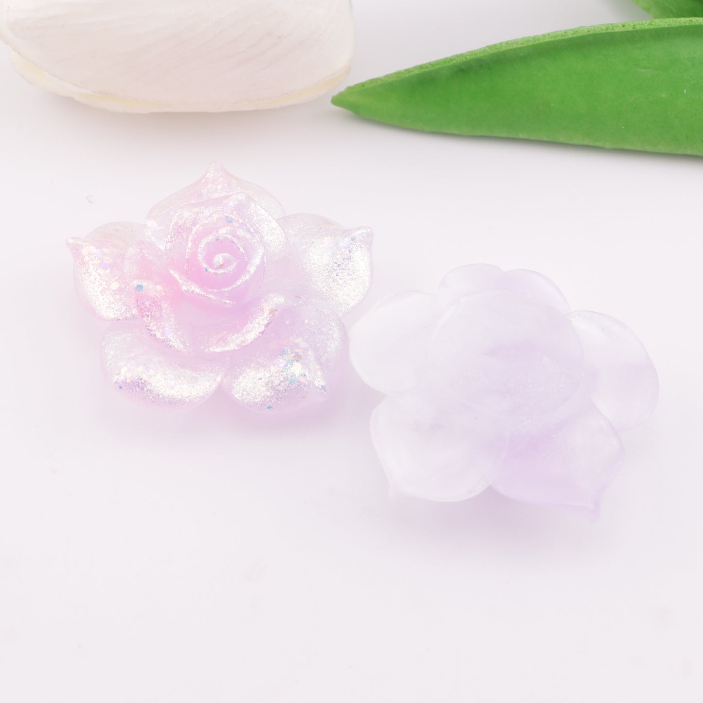 FS5898- 38mm Luminous Flower Charms Night-Glow Flower Patches