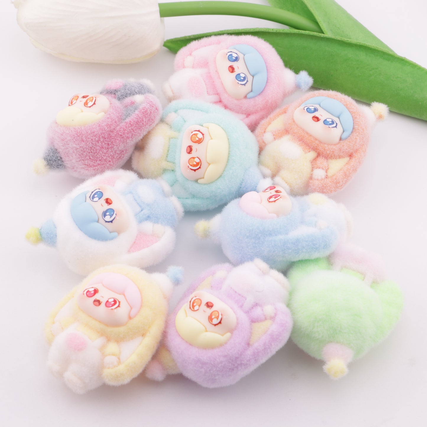 FS5594- Pocket Bunny Sweet Cub Flocked Ornament