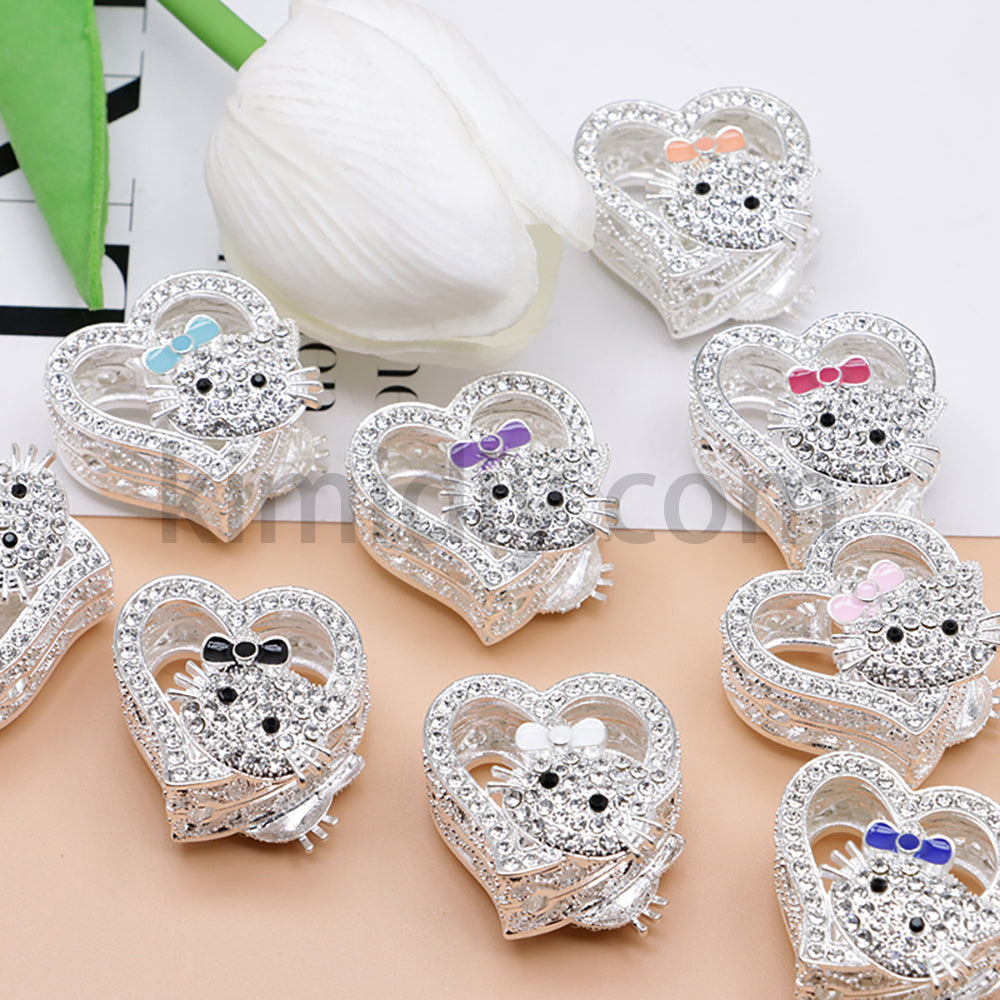 FS4164-HK Heart Alloy Beads Fit For Beadable Pens