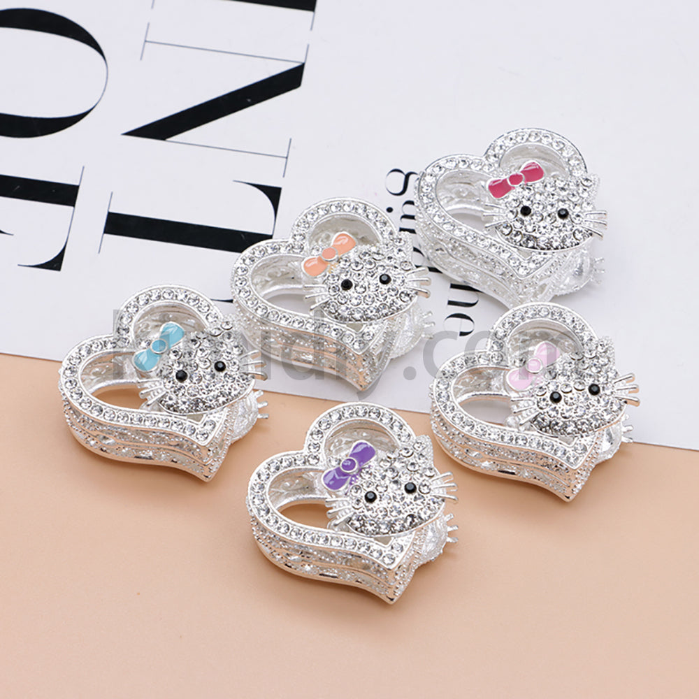 FS4164-HK Heart Alloy Beads Fit For Beadable Pens