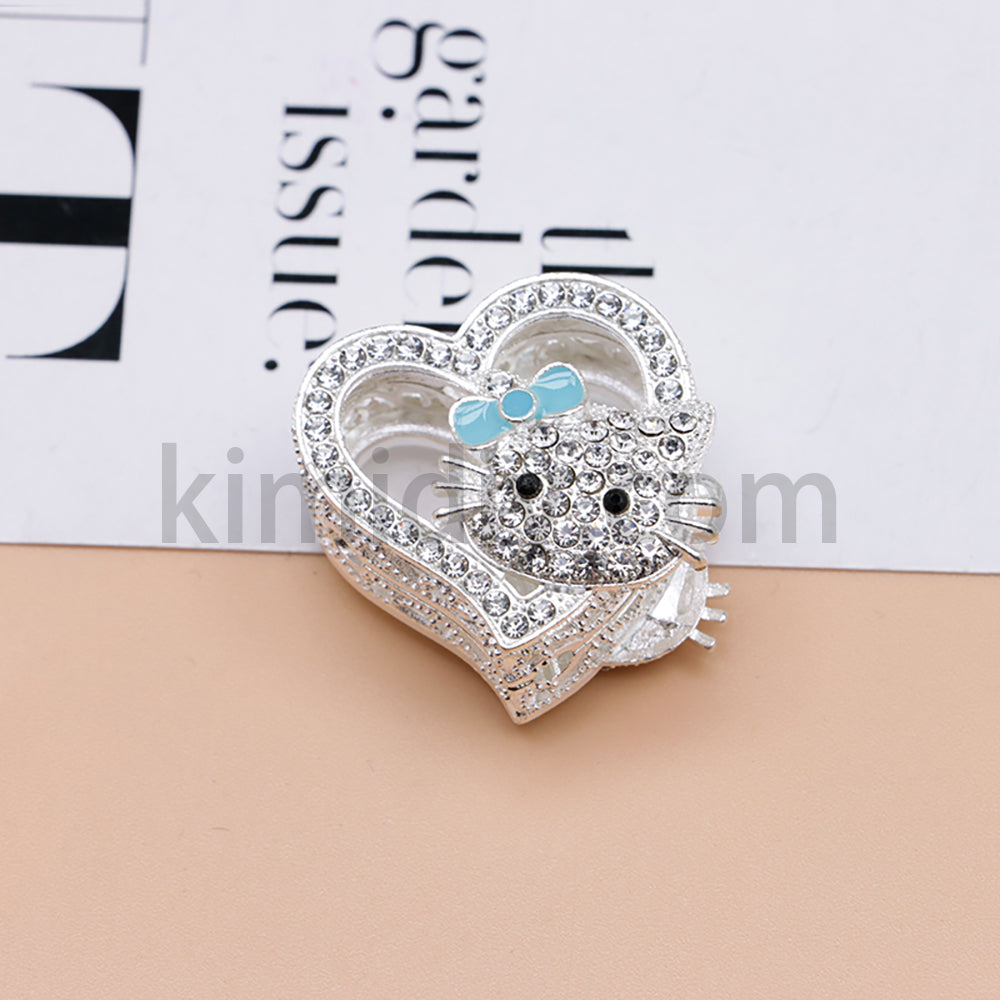 FS4164-HK Heart Alloy Beads Fit For Beadable Pens