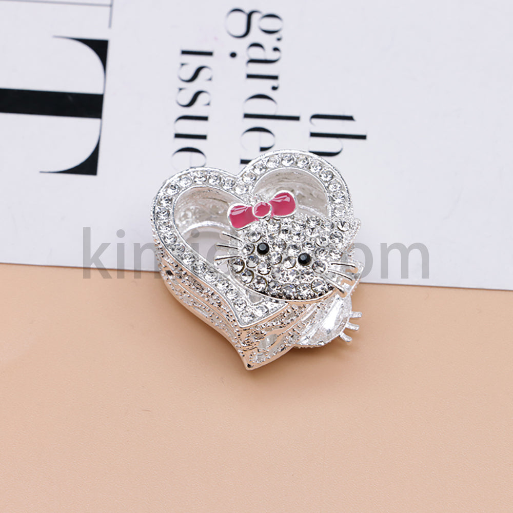 FS4164-HK Heart Alloy Beads Fit For Beadable Pens