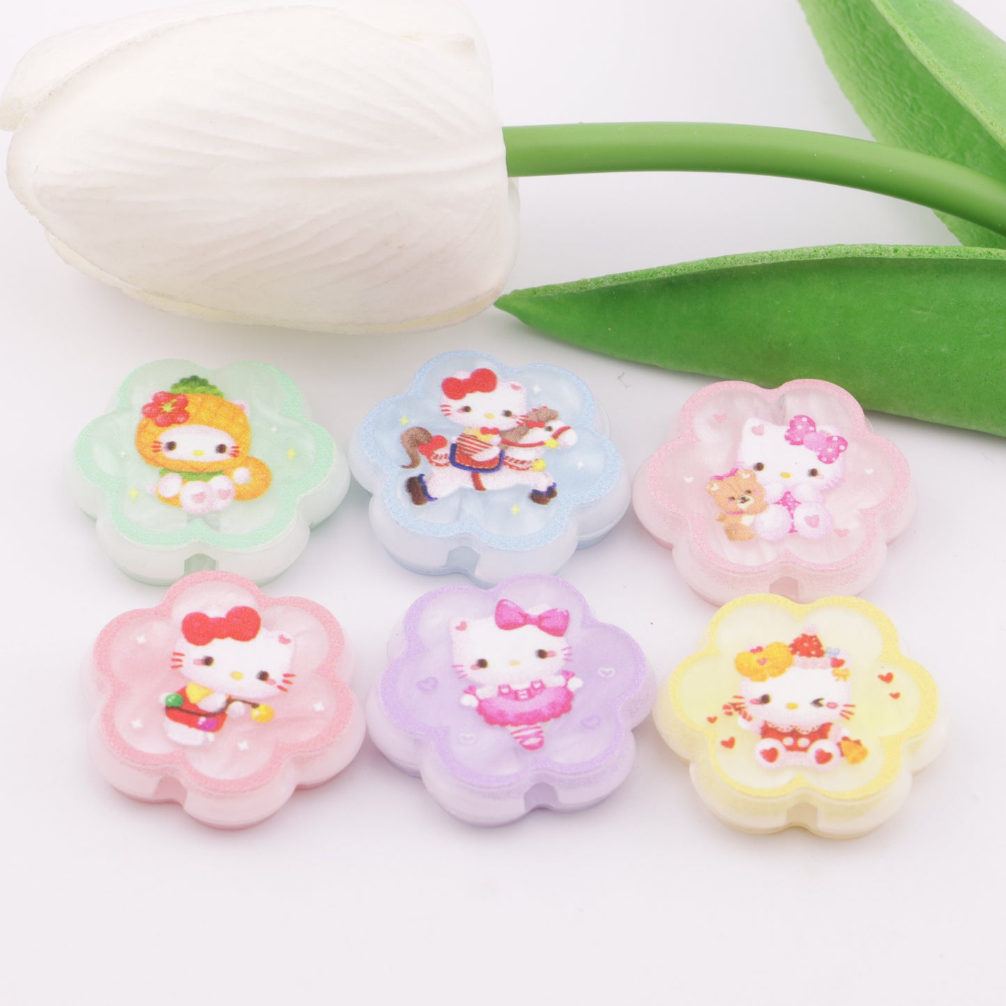 FS4956- Hk Flower Beads