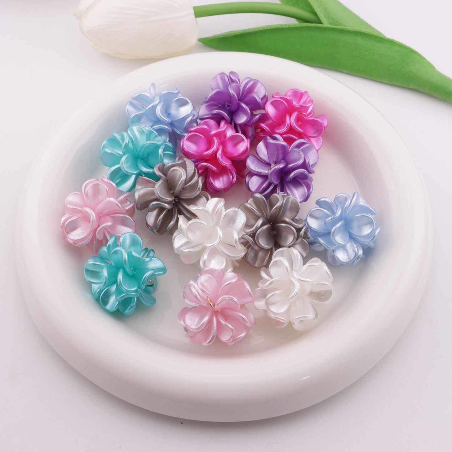 FS1013- 28Mm Flower Ball Pendant Flower Ball Fit Pens
