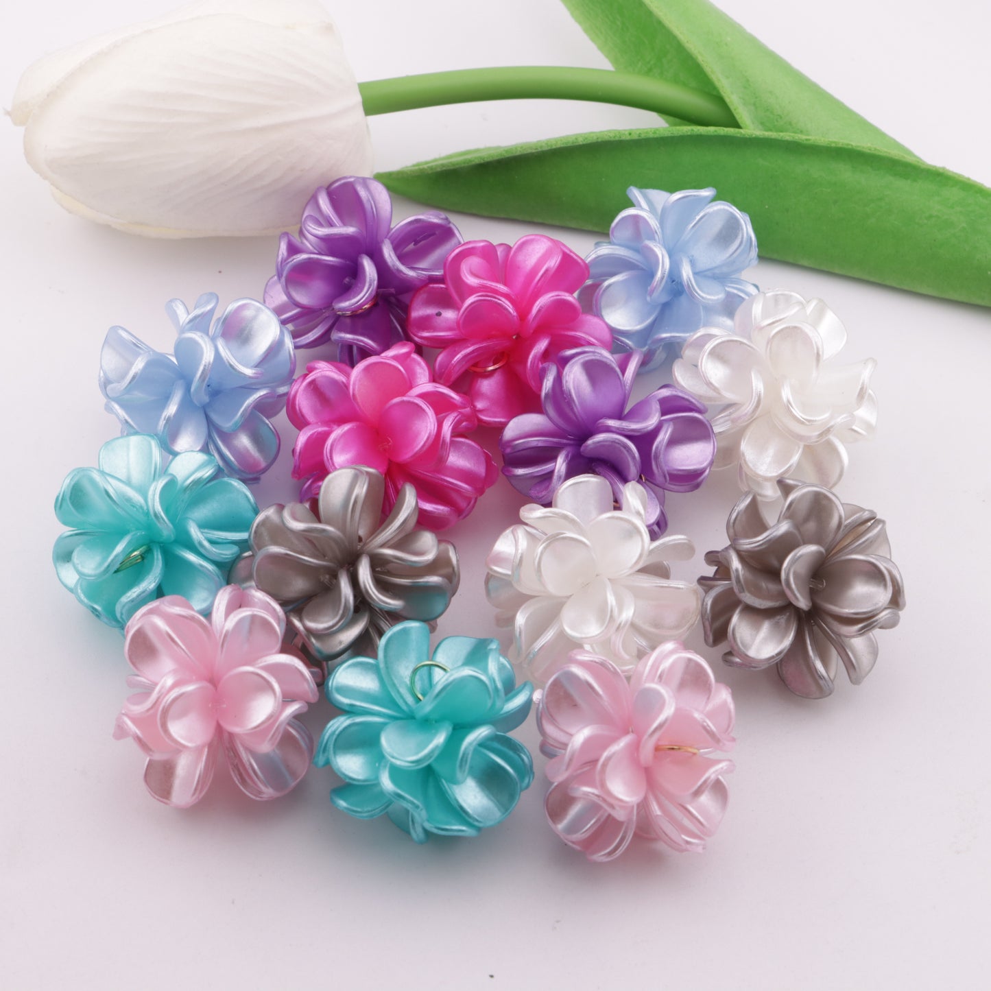 FS1013- 28Mm Flower Ball Pendant Flower Ball Fit Pens
