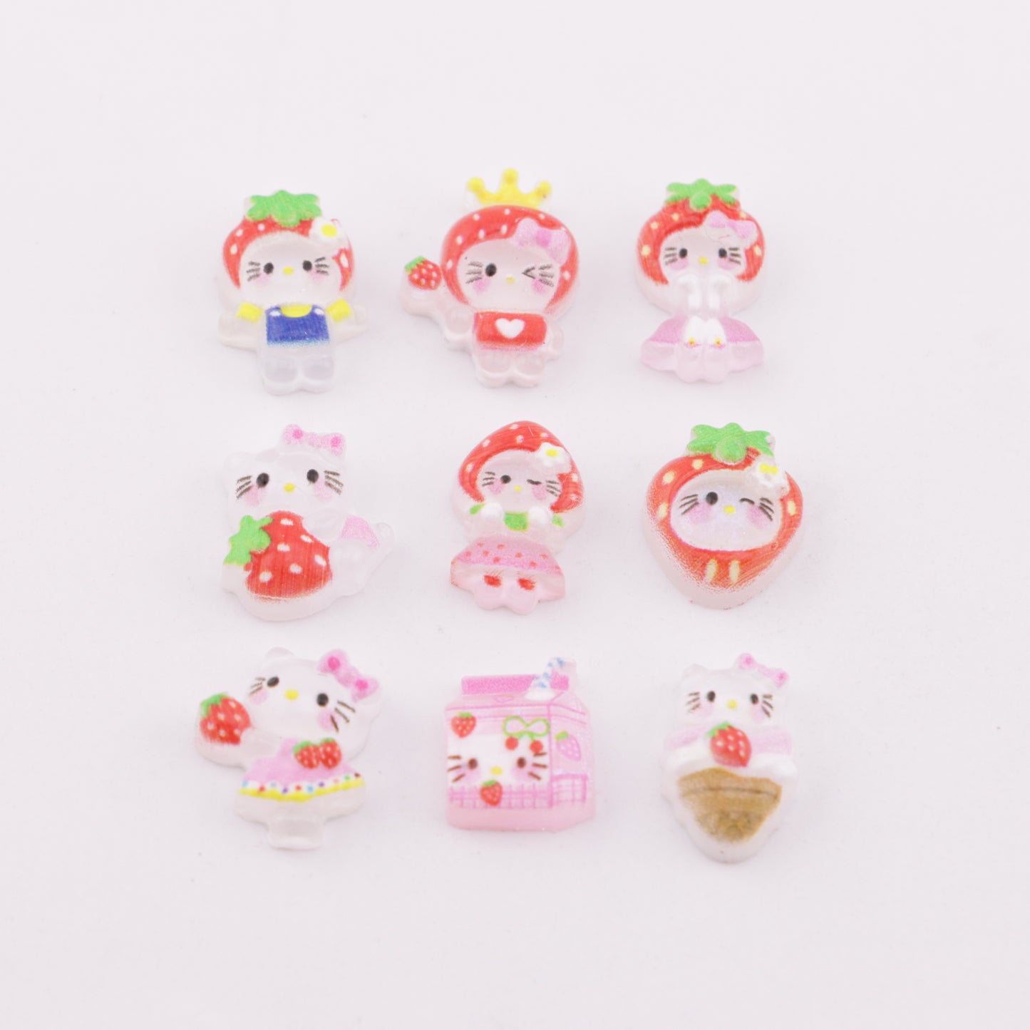 FS5800- Small HK Mixed Charms Mixed-Style Small Kitty Patches