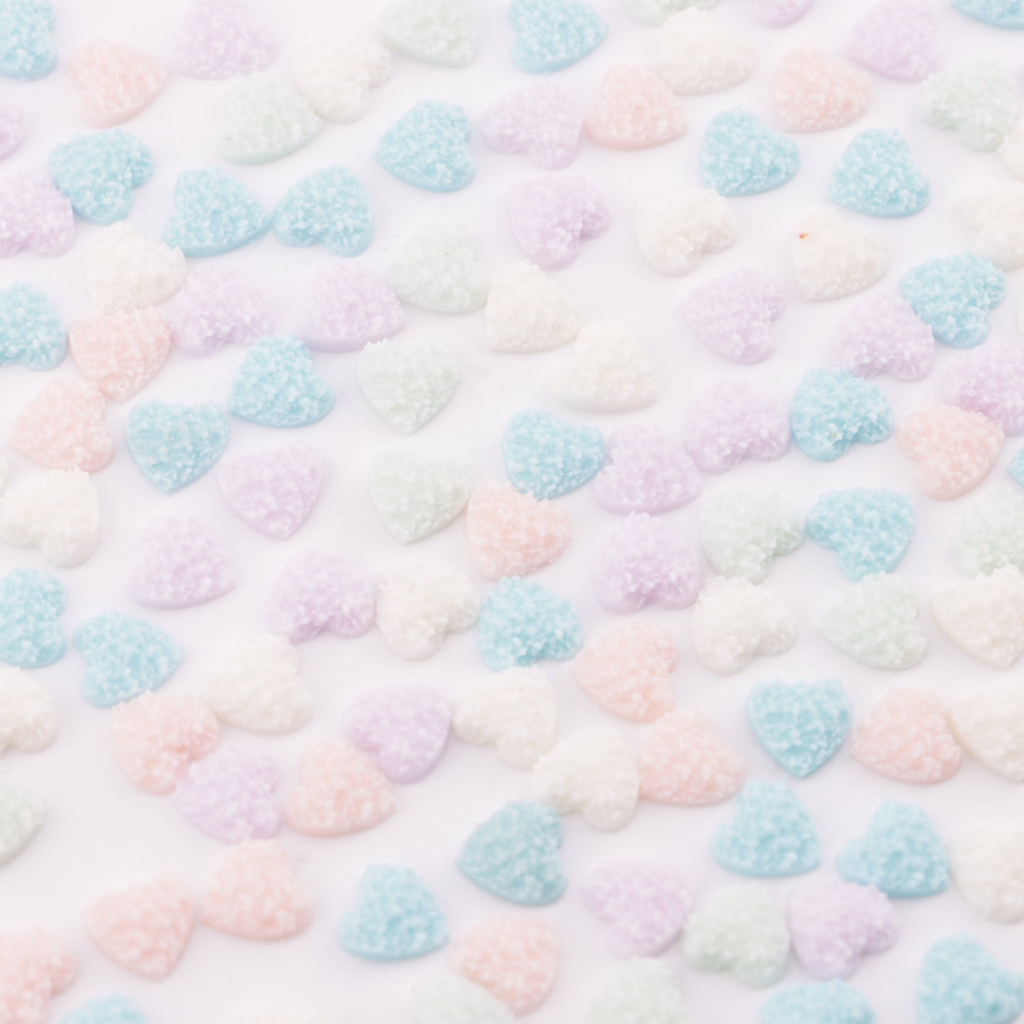 FS5995- 7.5mm Sugar Heart Charms