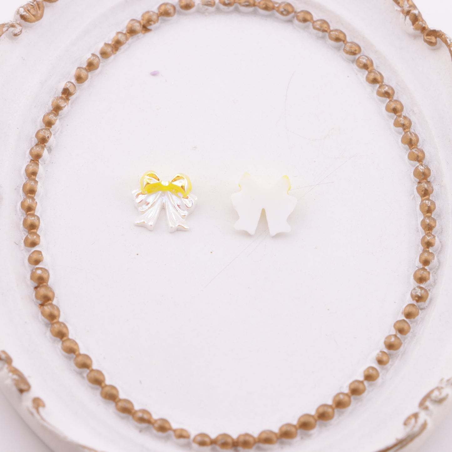 FS6005- 9mm Uv Bows Charms Small Bow Patches