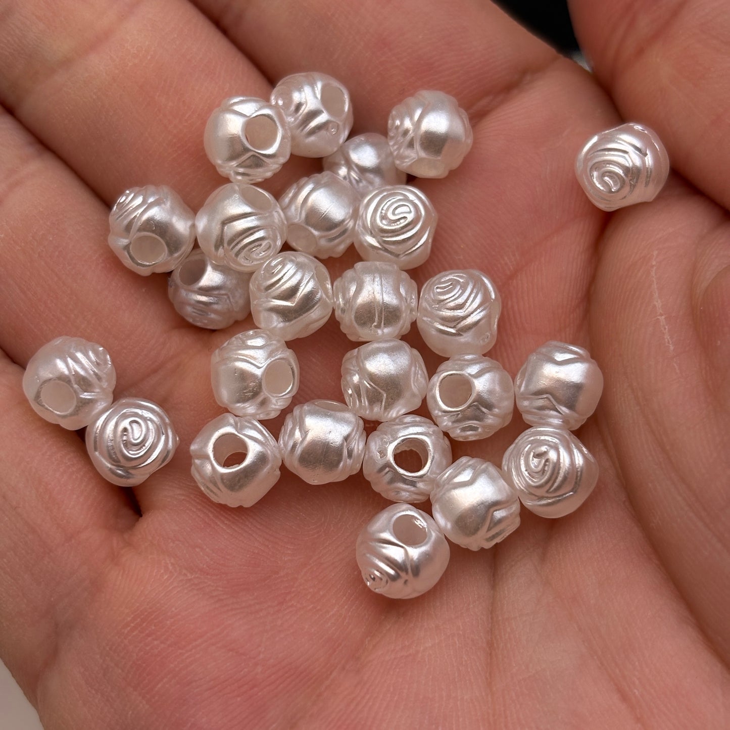FS5424- 7mm Rose Pearl Beads Fit For Pen