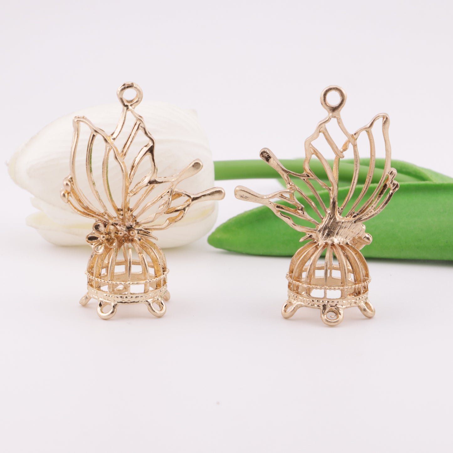 FS6008- Five Sets Of Butterfly Metal Lanterns