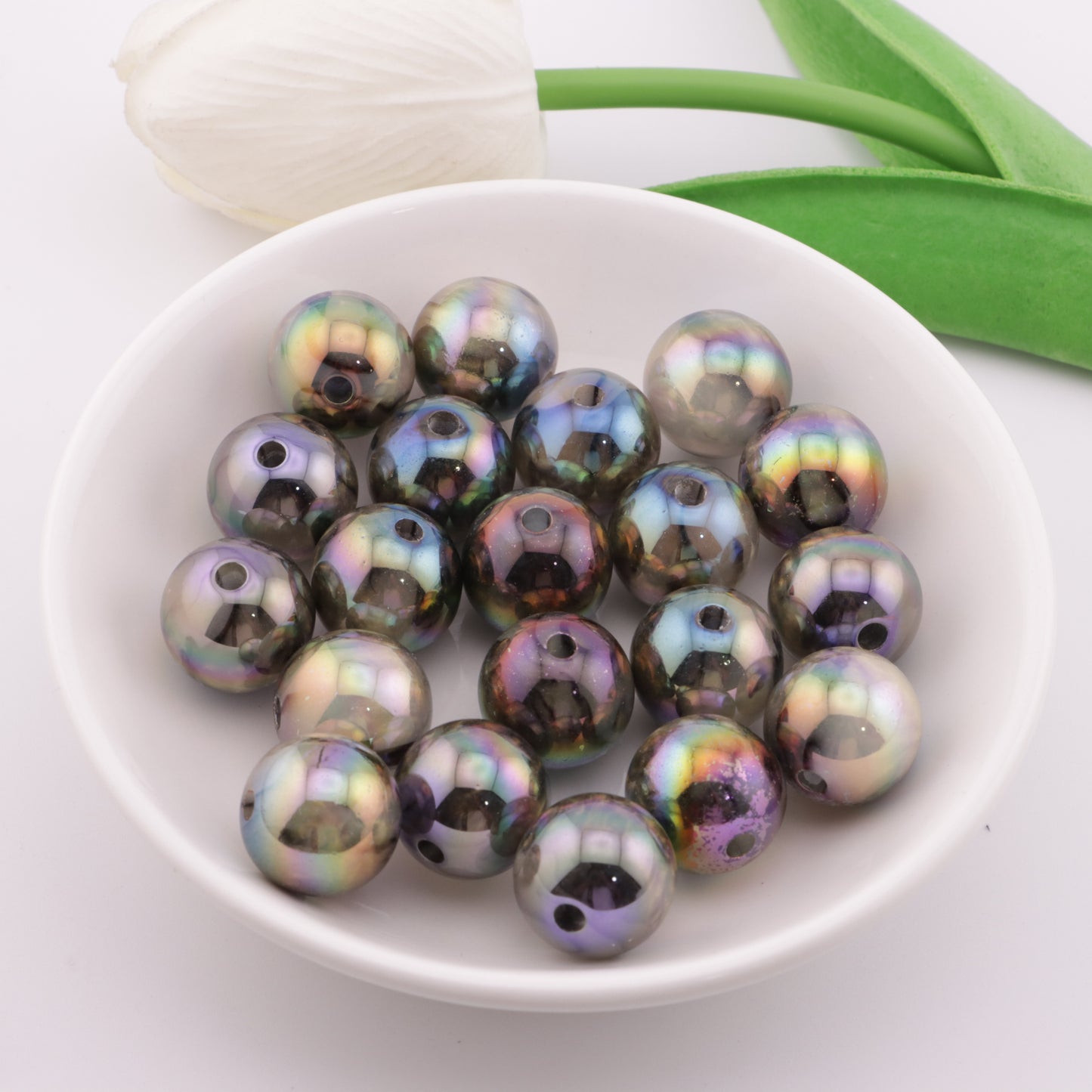 FS0990- 16Mm Uv Fine Glitter Beads