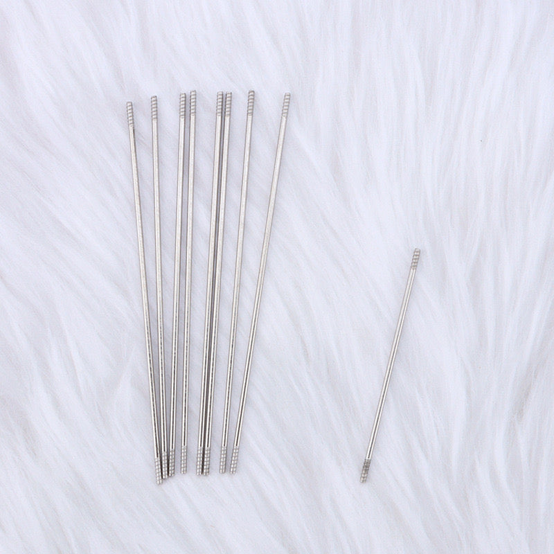 FS2006- 10 Pieces 117MM Stainless steel Long Extension Rod For Beadable Pens